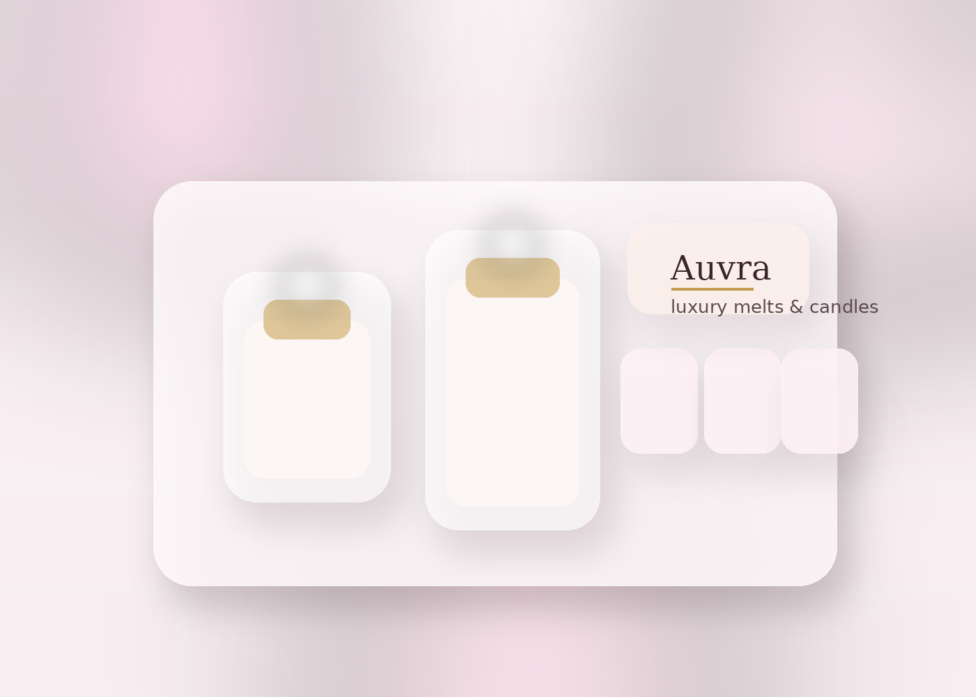 Auvra curated Auvra fragrance collection